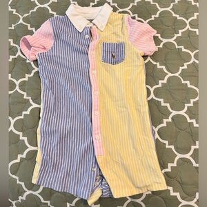 Ralph Lauren Romper 12M Multi Colors